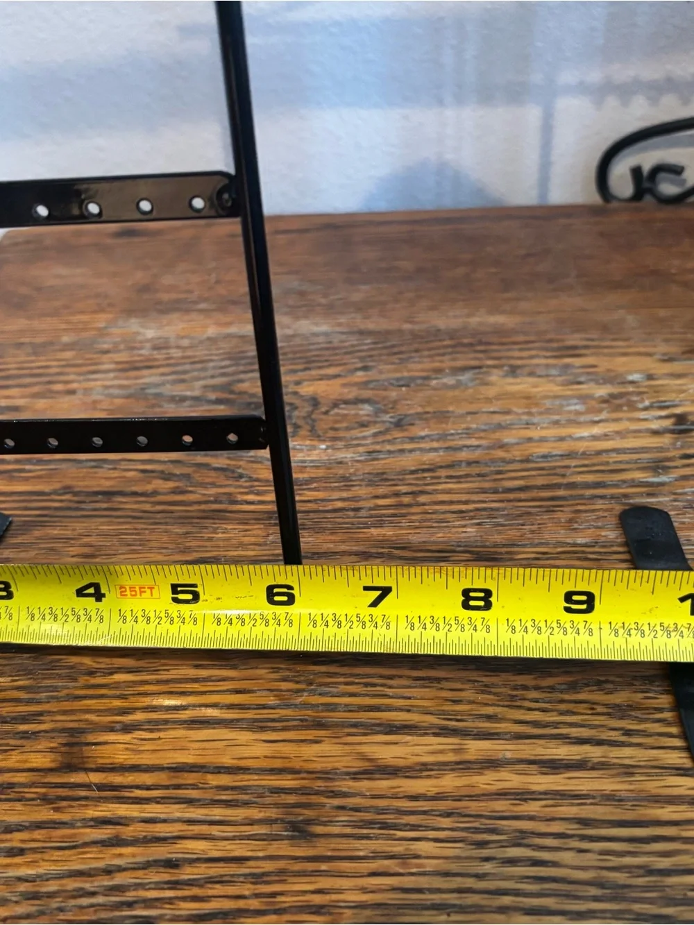 Black Metal Jewelry & Earring Organizer Stand